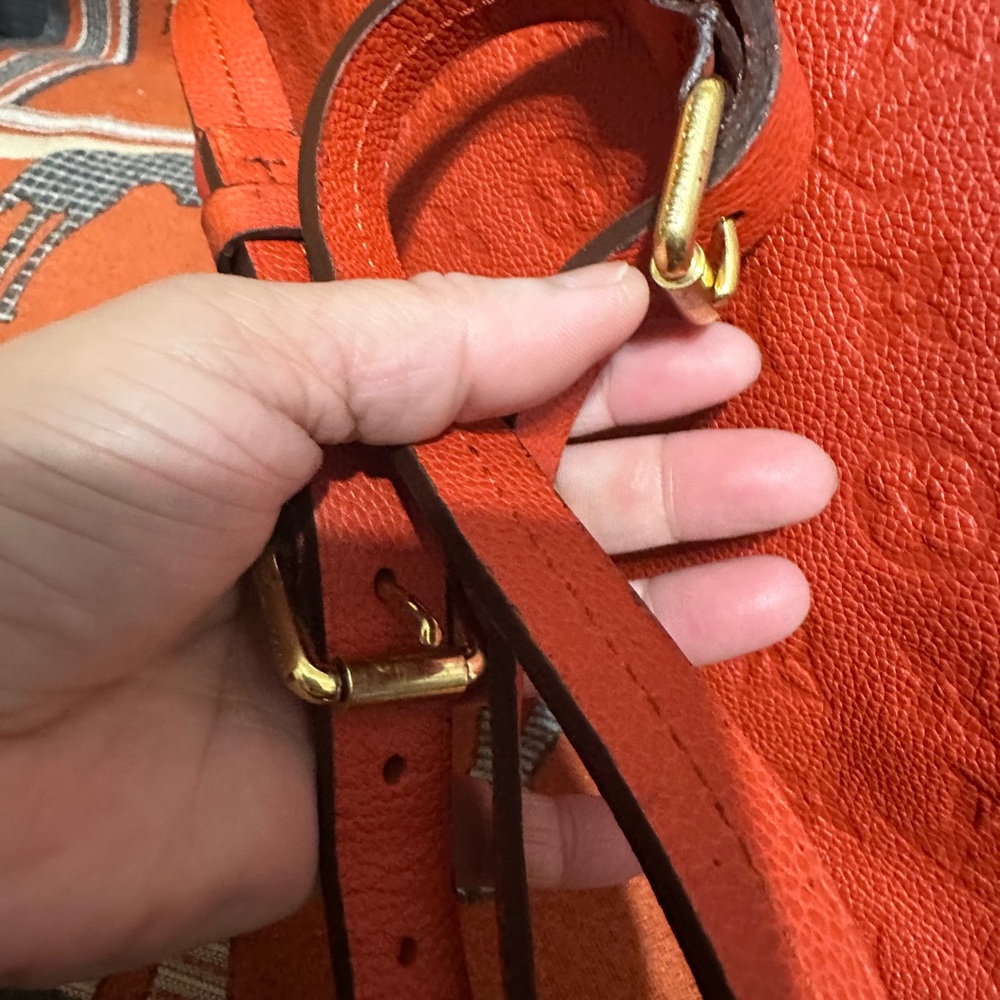 LOUIS VUITTON❤️🌟AH2163 EMPREINTE ORANGE SPEEDY BANDOULIERE 30 ⭐️ - Picture 13 of 15